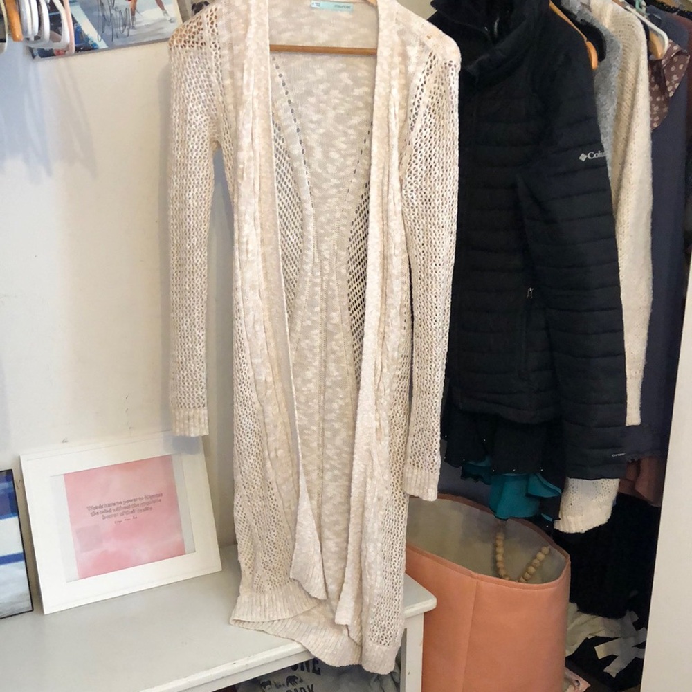 Ankle length boho cardigan/ sweater